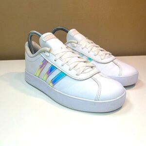 🔥 ADIDAS VL COURT 2.0 WOMENS SIZE 5 SNEAKER CASUAL SHOE
